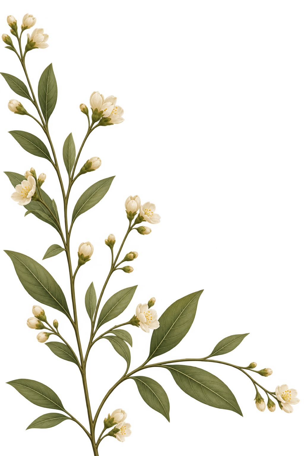 Bottom Left Blossom